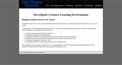 Desktop Screenshot of islephysics.net