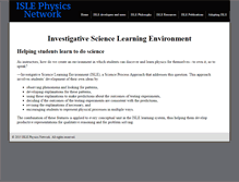 Tablet Screenshot of islephysics.net